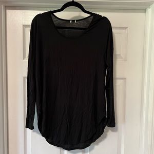 Plain black long sleeve